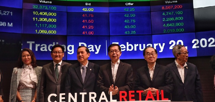 Thai Central Retail goes public and raises $2.48 billion